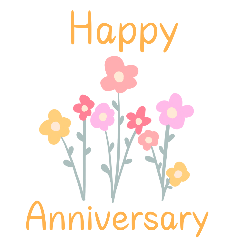 Happy Anniversary Bunch of Flowers