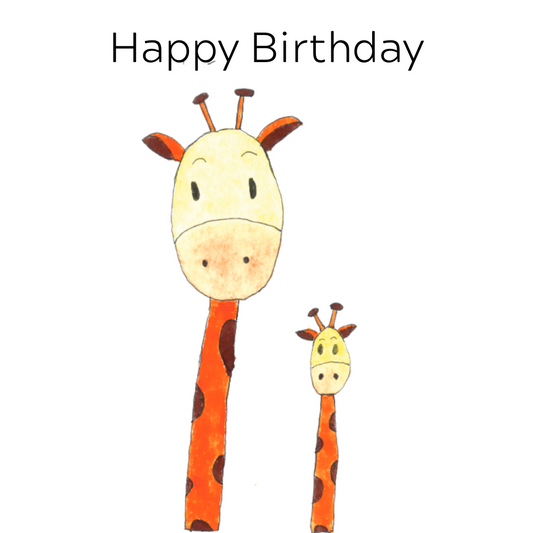 Happy  Birthday Giraffes