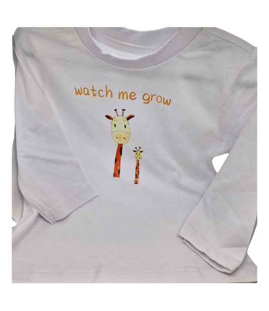 Watch Me Grow - Giraffe T-Shirt