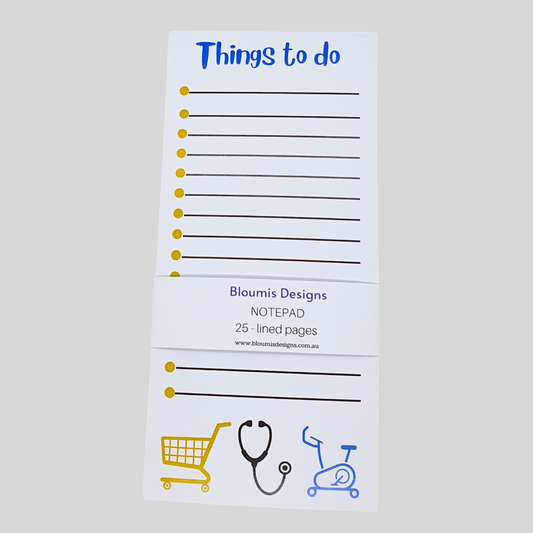 Things to do -  DL notepad