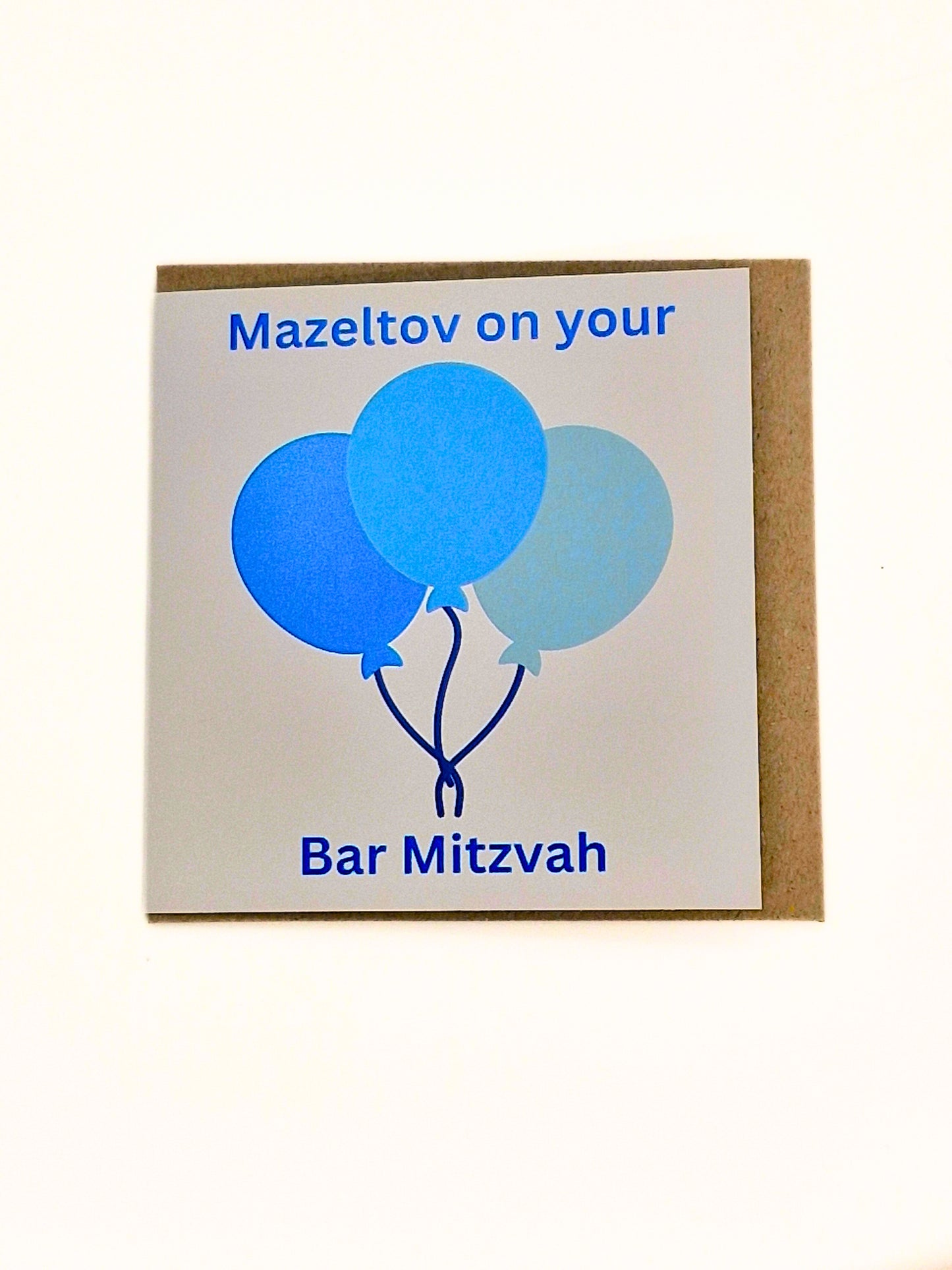 Mazeltov blue balloons