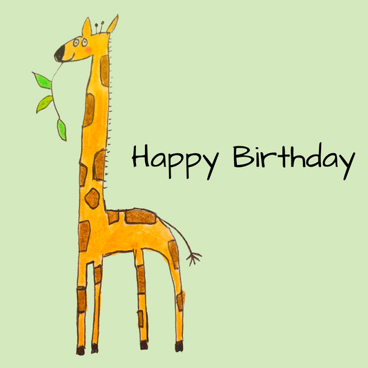 Happy Birthday Giraffe