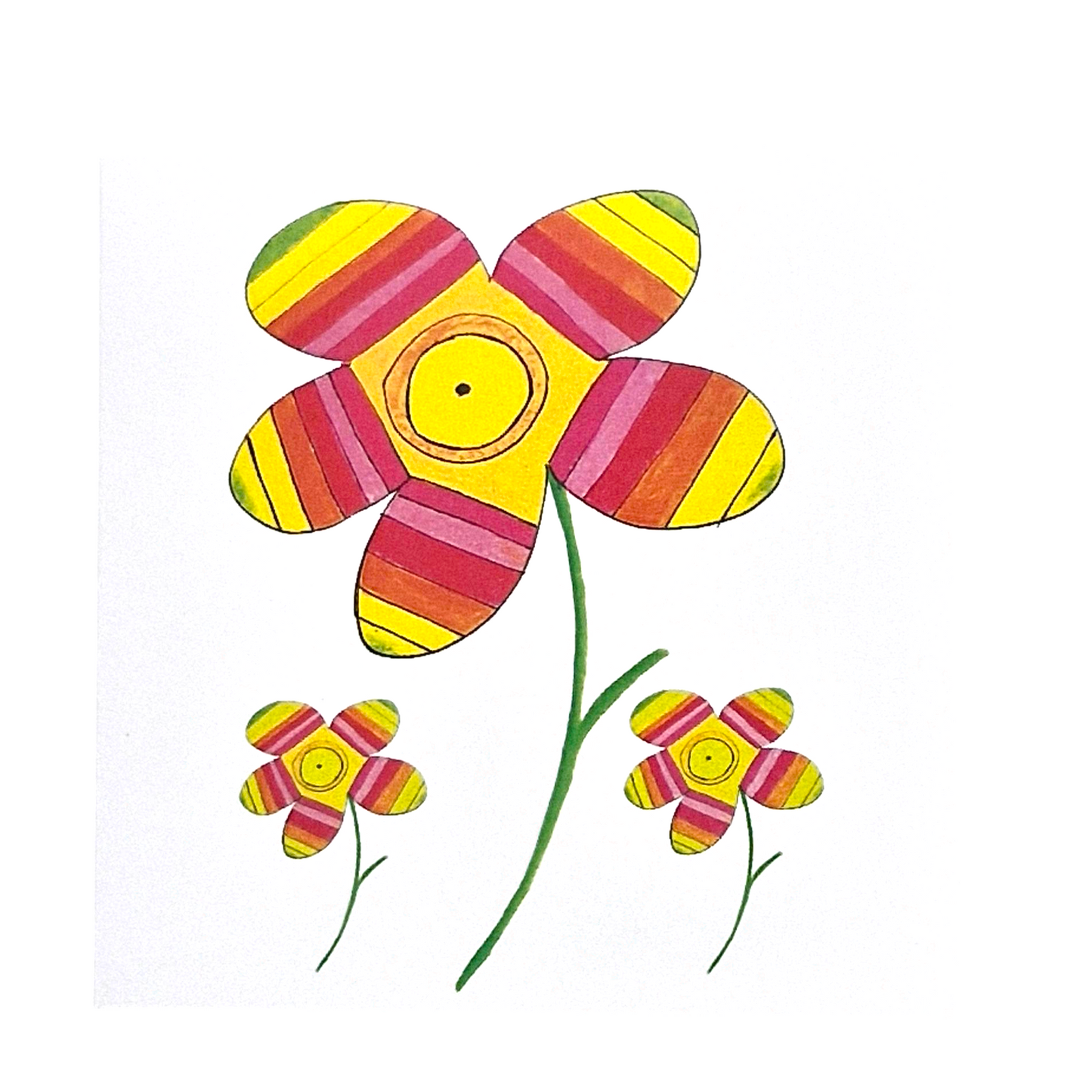 Striped Flowers