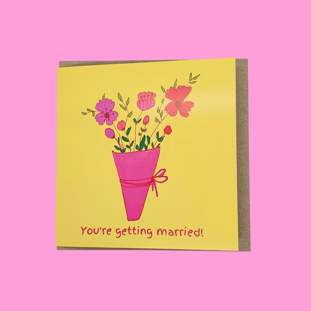 You're getting married - card