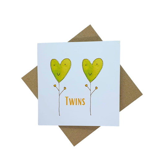 Twins - Baby Card